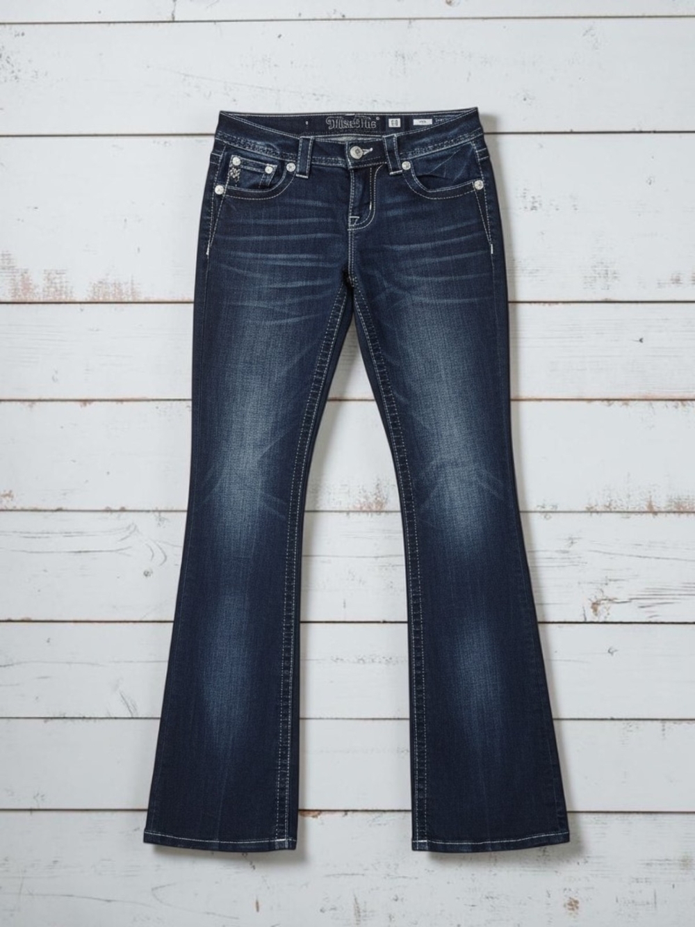 Miss Me Embellished Bootcut Jeans Size 7/27